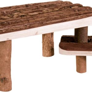 Trixie 62262 Natural Living Unterstand und Liegeplatz m. Treppe, 37 × 17 × 28 cm