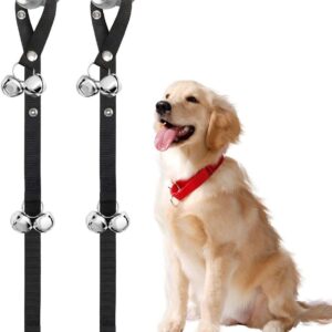 2 Stück Haustier-Türklingelseile, Haustier-Trainingsglocken, Verstellbare Haustier-Türklingelseile, Heimtierbedarf, Hundetöpfchen-Trainingsbedarf