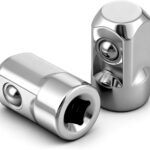 2 Stück 1/4" auf 1/2" Stecknussadapter Stecknuss Adapter Buchsenadapter Reduzierstück Stecknuss Adapter