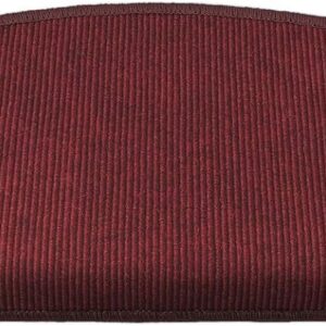 Tretford Stufenmatte selbstklebend halbrund 65x23x3,5 cm Interland Teppich, Variante: 524 Kirsche rot