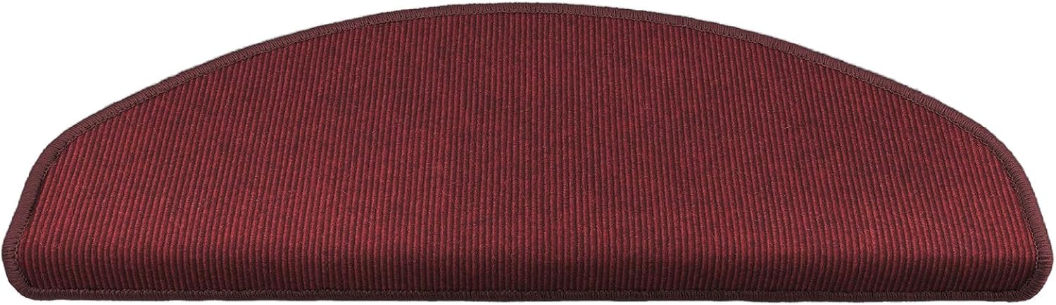 Tretford Stufenmatte selbstklebend halbrund 65x23x3,5 cm Interland Teppich, Variante: 524 Kirsche rot