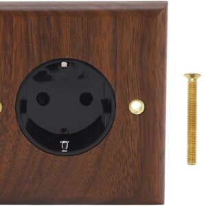 EU-Standard-Steckdose, 16 A, 250 V, Retro-Elektro-Wand-Lichtschalter, Steckdosenleiste