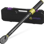 Drehmomentschlüssel 1/2 Zoll 20-220 Nm, Klick Drehmomentschlüssel Auto für Reifenwechsel & Radmuttern Anziehen, Präzise ±3% Fehlergenauigkeit, 72 Zähne Ratsche, KFZ Werkzeug