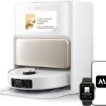 Mova V50 Ultra Complete Saugroboter mit Wischfunktion 24.000 Pa, 6cm Hindernisüberwindung, Liftable Navigation+RGB AI+LED, 80℃ Heißwasserwäsche & 63℃ Selbsttrocknung, DuoSolution System, Tricut Bürste