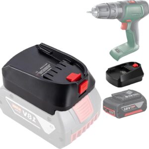 für Bosch PBA 18V Li-Ion auf Bosch GBA Akku-Adapter, für Bosch 18V System Lithium-Akku auf Bosch 18V System Lithium-Akkus umrüsten, Konverter BOSB18C Verwendung mit Bosch GBA Akku-Elektrowerkzeuge