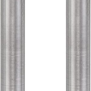 sourcing map 2 Stück VHM Schaftfräser 1.5 mm, Klingenlänge 8 mm CNC Fräser für Edelstahl, Verbundwerkstoffe und Legierungen