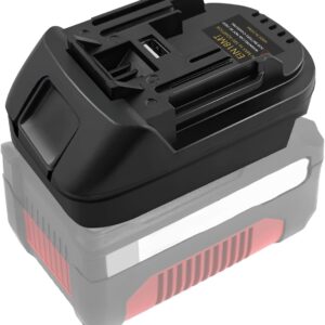 TPDL EIN18MT Adapter für für Einhell 18V Akku auf für Makita 18V Li-ion Elektrowerkzeug, Passend für Power X-Change Plus Akku zu BL1850 BL1840 BL1830 BL1820 BL1815N Akku(Keine Akku)