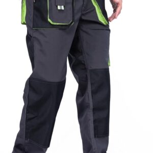 Arbeitshose für Herren, mit Kniepolstertaschen, Arbeitshose, mehrere Taschen, große Größe S – XXXL, Herrenbekleidung