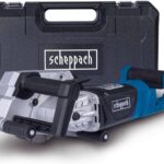 Scheppach Mauernutfräse MNF2250 | 2250 W Leistung mit 5400 U/Min | Frästiefe 0-40mm | Flexible Schnittbreite 8-40mm | Softstart, werkzeuglose Fräseinstellung | inkl. 4 Diamanttrennscheiben Ø 125mm