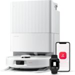 roborock Qrevo Serie Saugroboter mit Wischfunktion&Hebarem Wischmopp, 8000Pa Saugkraft(verbessert von Qrevo S), Anti-Verfilzungs-Seitenbürste, Hindernisvermeidung, All-in-One Dock, Weiß(QV 35A)