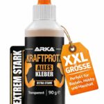 Alleskleber 100 ml – extra starker & schnell trocknender Superkleber – transparent & flexibel – für Holz, Metall, Kunststoff, Textil & Papier – KRAFTPROTZ Universalkleber für Haushalt & DIY
