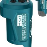 Upgrade 12V USB Power Source Ladegerät Adapter für Bosch Professional 12V Akku, Type-C Eingang, USB Ausgang & DC Ausgang für Heizmantel (Nur Adapter)