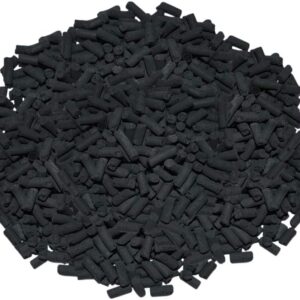 HELO 4 kg Aktivkohle Pellets (A) mit hoher Adsorptionsfähigkeit, hochporöser Struktur und großer innerer Oberfläche (1,0 kg entspricht ca. 500.000 m²), Pellets Ø ca. 3-4 mm, Länge: ca. 3-8 mm