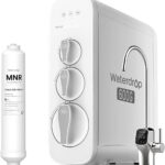 Waterdrop G3P600 Umkehrosmoseanlage mit Remineralisation, 600 GPD, 8000 Liters, Entkalkungsanlage RO System unter der Spüle, Reduziert TDS, 2:1 Rein zum Abfluss, Intelligenter LED-Wasserhahn