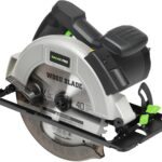 GALAX PRO 1400W Handkreissäge, 2x 185mm Sägeblätter, 6000 U/min, Schnitttiefe 62mm (90°) / 48mm (45°), Schnittwinkel 0°-45° verstellbar, Elektrokreissäge für Heimwerker & Profis