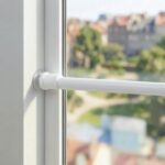 2 Stücks Gardinenstange ohne Bohren Klemmstange Gardinenstange Ausziehbar, mit Saugnäpfen und Schrauben, für Fenster Gardine, 30-45cm(Durchmesser 7.6/10mm) Weiß