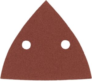 AEG Schleifblätter K80 für Deltaschleifer FDS140 110 x 88 mm, 2-Loch, Lieferumfang 10 Stück 10 Stk