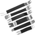 6 Stück Auto Demontage Werkzeug Auto, Hebelwerkzeug Auto Set, KFZ Werkzeug KFZ Auto Demontage Werkzeuge, Metall Fahrzeug Demontage, Innenverkleidung Werkzeug, Autotür Türverkleidung Werkzeug