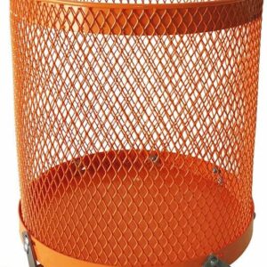 IXES Siebtrommel für Betonmischer (76 Liter Volumen, 46 cm Durchmesser, Universalhalterung für Mischer mit gebördelten Rand) 7908401701 orange