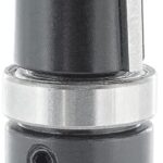 ENT 13471 Bündigfräser mit Achswinkel HW, Schaft (S) 8 mm, Durchmesser (D) 14 mm, NL 25,4 mm, SL 32 mm, mit 2 Kugellager