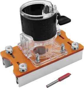 2-in-1 Holzbearbeitungsfräser Basis-Lokator, multifunktionales Schlitzwerkzeug mit präziser Führung für Schreiner & Heimwerker, ideal zum Nut fräsen und Positionieren