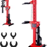 VEVOR Federspanner KFZ 4.5T Hydraulischer Federspanner KFZ Werkzeug 1T Nenndruckkraft Federbeinspanner 11-13cm & 14-17cm Federverschluss Federbein Spanner mit auslaufsicherer Hydraulikpumpe