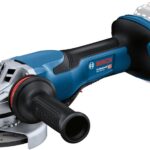Bosch Professional 18V System BITURBO Akku Winkelschleifer GWS 18V-15 P inkl. Trennschutzhaube, Vibration Control-Zusatzhandgriff, Schutzhaube, Schnellverriegelungsmutter, ohne Akku/ Ladegerät)
