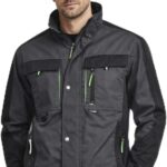 BWOLF Brave Arbeitsjacke Männer Arbeitsjacke Herren Multifunktionale Arbeitsjacke Bundjacke – Multitaschen + Multi Taschen + Ärmel mit 600D Polyester verstärkt