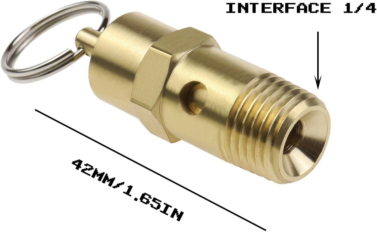 D2D 10 bar Kompressor-Sicherheitsventil 1/4 145PSI – Bild 4