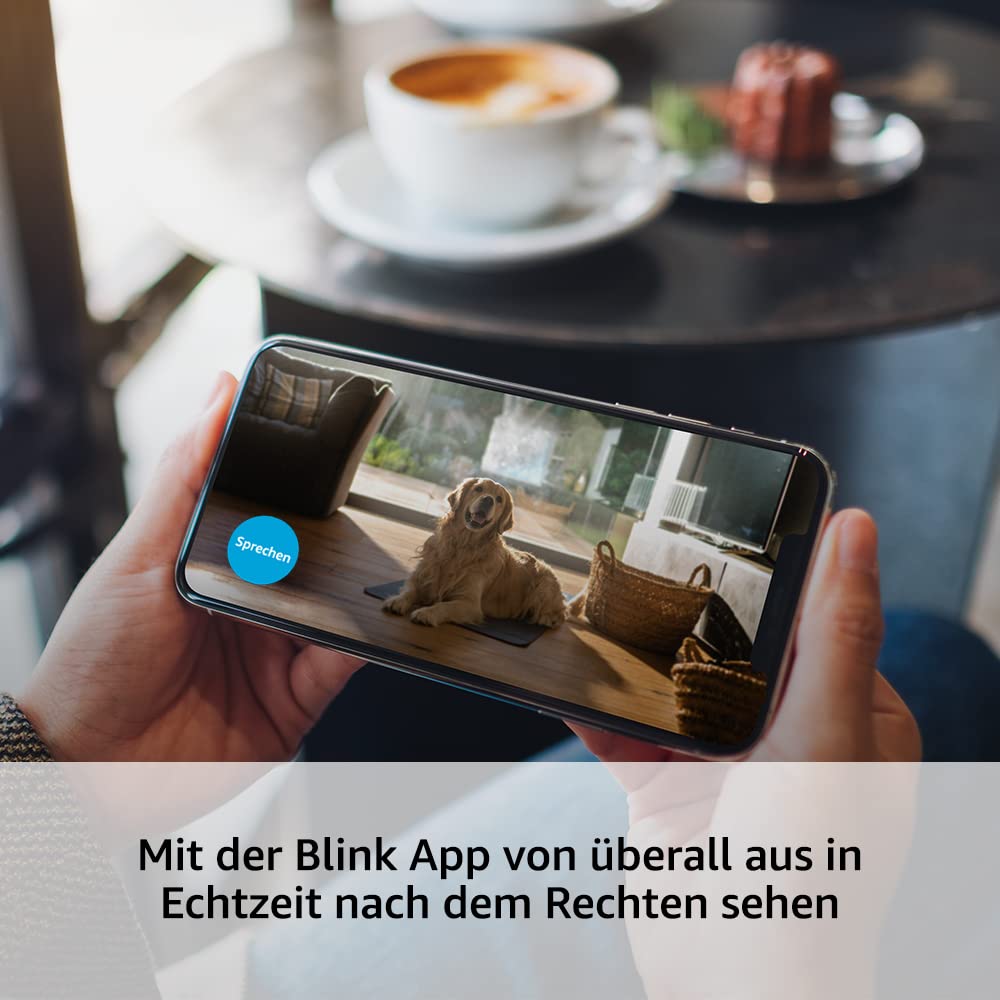 Blink Mini – Kompakte, smarte Plug-in-Überwachungskamera für innen, 1080p-HD-Video, Nachtsicht, Zwei-Wege-Audio, Bewegungserfassung; einfache Einrichtung, funktioniert mit Alexa – 2 Kameras (weiß) – Bild 4