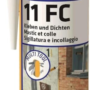 Sika – Kleb- und Dichtstoff – Sikaflex-11 FC Purform weiß – geeignet für übliche Baustoffe – lösemittelfrei und emissionsarm – 300 ml