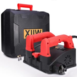 4000UPM Walzenfräse Sanierungsfräse 1600W Betonfräse Putzfräse Mauerfräse Betonschleifer Walzen Schleifer Renovierungsfräse Planfräse Fräsmaschine für Concrete Granite Putz Altanstriche ceramic