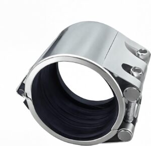 Rohr-Reparaturklemme, Leckversiegelung, Notfall-Rohr-Reparatur-Set für Kunststoff- und Metallrohre (41 mm-44 mm)