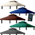 Ersatzdach für Pavillon 3x3m wasserabweisend Material Panama PCV Soft 370g/m² extra stark Modell 1