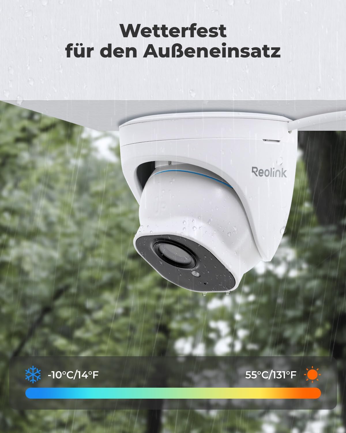 Reolink 5MP PoE IP Kamera Outdoor mit Personen-/Autoerkennung, Überwachungskamera Aussen mit Zeitraffer, IR Nachtsicht, Wasserfest, microSD Kartensteckplatz, RLC-520A – Bild 5