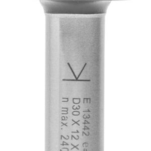 ENT 13442 Planfräser HW (HM), Schaft (S) 12 mm, Durchmesser (D) 30 mm, NL 12 mm, SL 40 mm, GL 52 mm