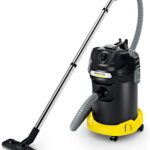 Karcher AD 4 Premium Aschesauger ideal für die Reinigung von Kaminen, Pelletöfen und Grills (mit Filterreinigung, 17-Liter-Metallbehälter, Reinigung ohne Schmutzkontakt) Gelb/Schwarz