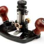 HONGDUI KM-17 Handfräshobel, Handhobe Router Flugzeug Grundhobel Holzbearbeitungswerkzeug Handfräshobel Tragbarer Handhobel, Holzgriffen, 38mm Tiefenverstellung