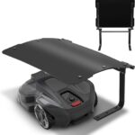 Mähroboter Garage, Garage für Mähroboter, Mähroboter Dach, Carport Überdachung für Rasenroboter, Klappbar Robotermäher Garage, Überdachtes Carport für Mähroboter Dach, 73x57x40cm