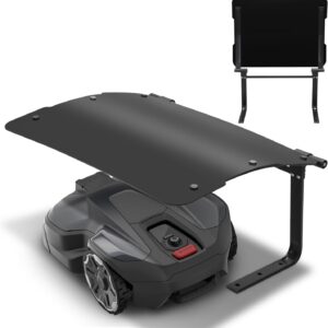 Mähroboter Garage, Garage für Mähroboter, Mähroboter Dach, Carport Überdachung für Rasenroboter, Klappbar Robotermäher Garage, Überdachtes Carport für Mähroboter Dach, 73x57x40cm