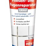 Baufan Fliesen- und Fugenreparatur grau 350g - Wasserfeste Renoviermasse mit optimaler Haftung, Fugenfüller für schnelle Reparaturen in Küche und Bad