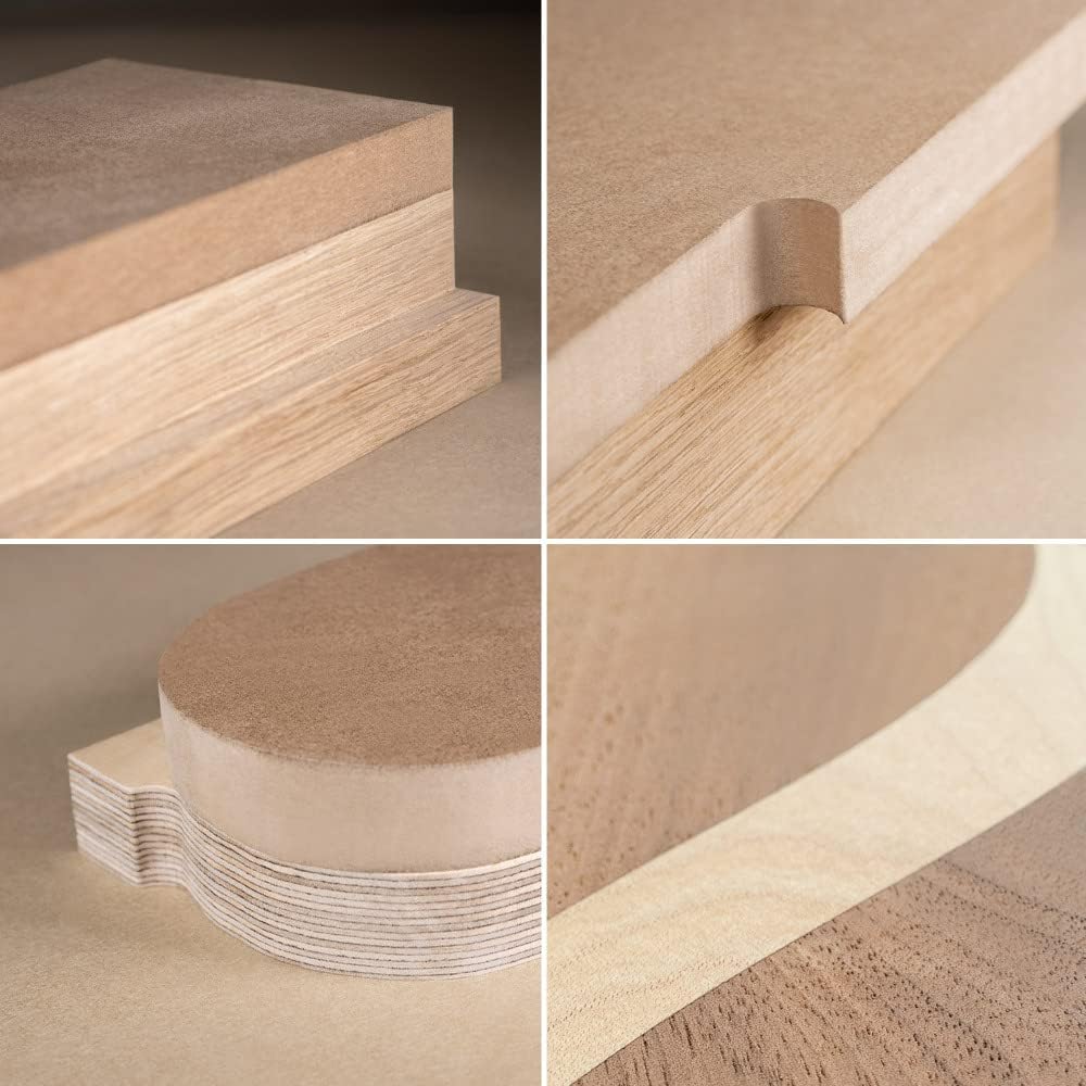 ENT 11700 Bündigfräser HW für Milescraft Zinkenschablone, Durchmesser (D) 12,7 mm, NL 19 mm, S 8 mm, SL 32 mm, GL 55 mm, Z2+1, mit Kugellager am Schaft – Bild 5