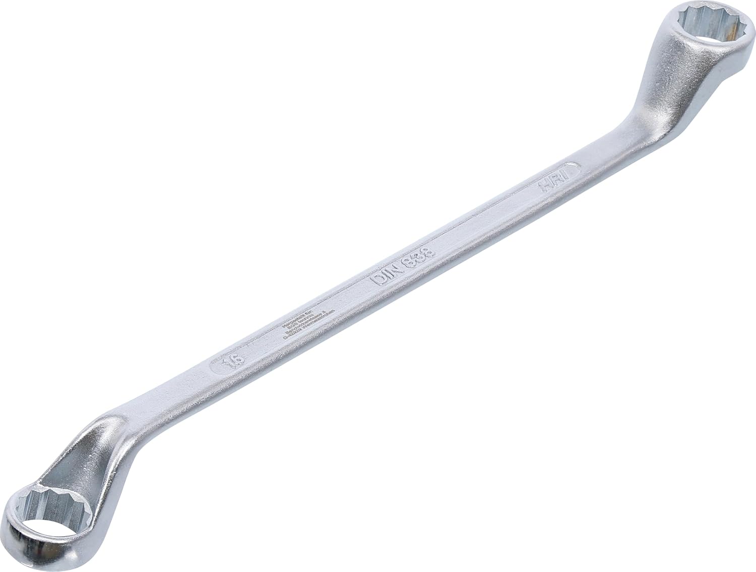 BGS 1214-16x17 | Doppel-Ringschlüssel, gekröpft | SW 16 x 17 mm