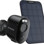 Reolink Überwachungskamera Aussen Akku Argus 3 Ultra(Schwarz) mit Solarpanel, 8MP Farbnachtsicht, Solar WLAN Kamera Outdoor mit 2,4/5GHz WiFi, KI-Erkennung, Alarm-Filter, Spotlights, 2-Wege-Audio