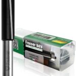 Fraiser Bündigfräser mit oberem Kugellager – 2 gerade Schneiden aus Hartmetall, Schneiddurchmesser 12,7mm, Schneidhöhe 25mm, Schaft 8mm – für Oberfräse und Kantenfräse