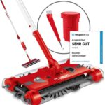 Swivel Sweeper Akku-Besen - einfache Krümelaufnahme - Kabellos, beutellos & wiederaufladbar - Bodenfeger mit rückenschonendem Knickgelenk & 360° Rotation - Maximale Flexibilität - Mühelose Reinigung