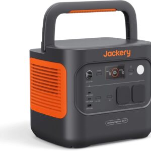Jackery E2000 v2 tragbare Powerstation, LiFePO4 Akku, 2042Wh Solargenerator mit 2200W Ausgang (Max 4400W), Schnellladung von 0-80% in 52 Min für Notfall, Camping, Wohnmobil