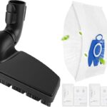 KEEPOW 35mm Parkettbürste für Miele Staubsauger Ersatzteile & 8 Staubsaugerbeutel für Miele GN Serie