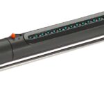 Gardena Viereckregner AquaZoom L: Regner zur Bewässerung von Flächen von 28-350 m², Reichweite 7-21 m, Sprengweite 4-17 m, integrierter Metallfilter (18714-88)