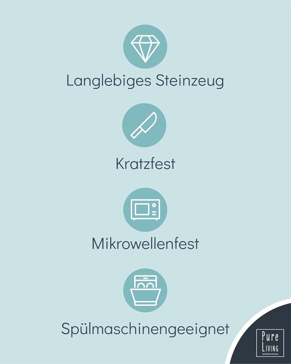 Steingut Geschirrset 6 Personen Ibiza 24 tlg. TESTSIEGER, Traumhaftes Mediterranes Steingut Geschirr Set, Schüssel- und Teller Set, Tafelservice 6 Personen, Geschirrsets Pure Living in Beige – Bild 5